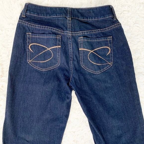 CHICO'S Platinum Ultimate Fit Bootcut Denim Jeans Dark Wash size XS - Picture 4 of 10